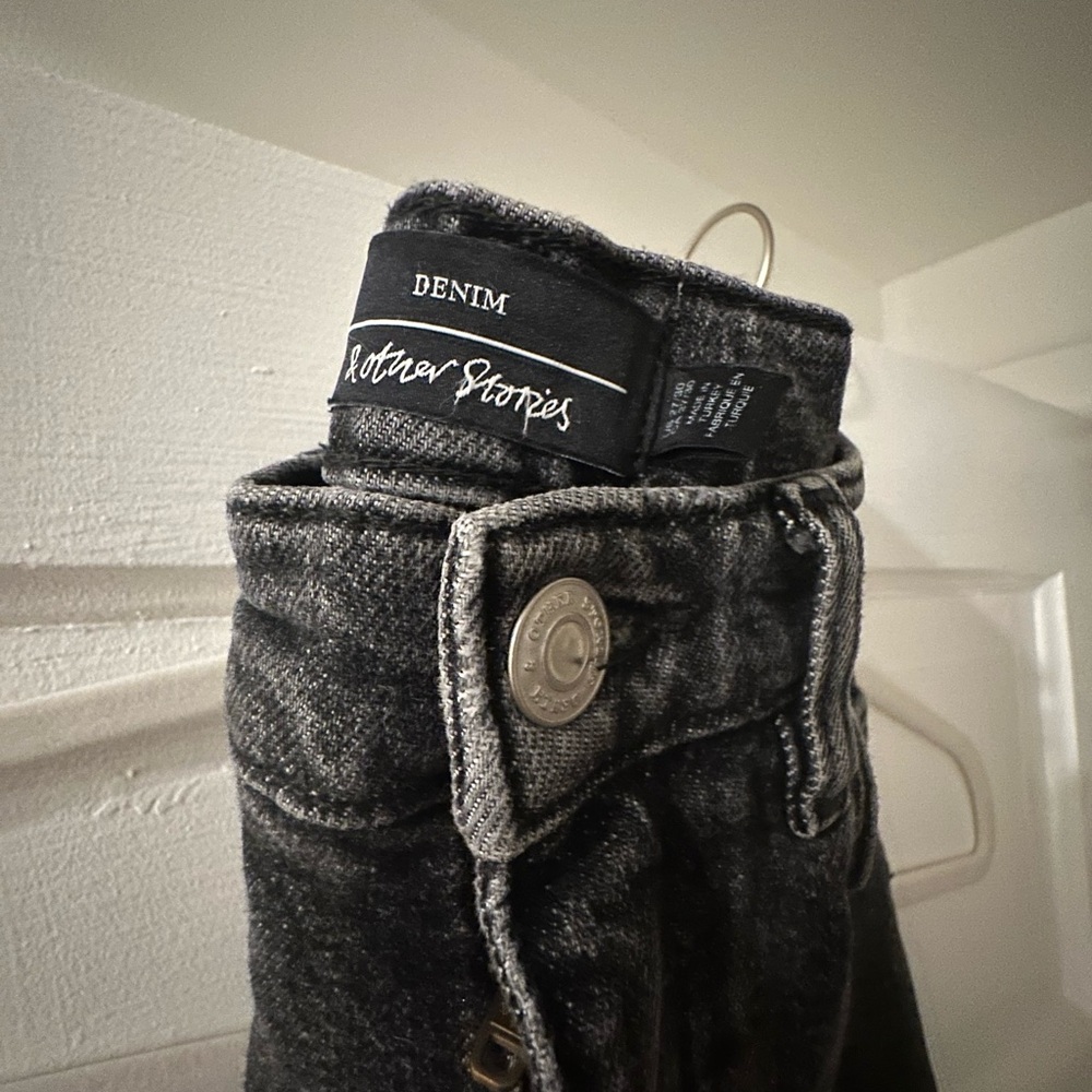 Faded black &otherstories jeans